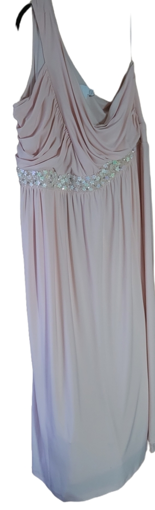 ASOS Curve Dress Blush One Shoulder Size 20